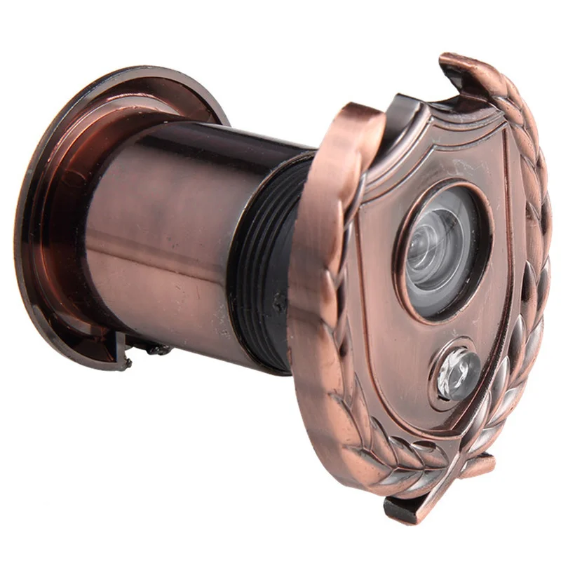 Door Viewer 180 Degree Wide Angle Peephole Plastic Privacy Protection Door Adjustable Glass Lens for Furniture Hardware