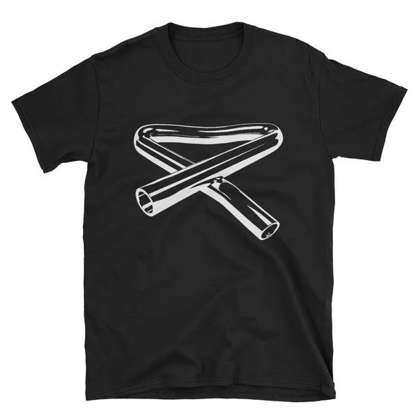 تي شيرت Tubular Bells Mike Oldfield ذو إصدار محدود كلاسيكي أسود للجنسين