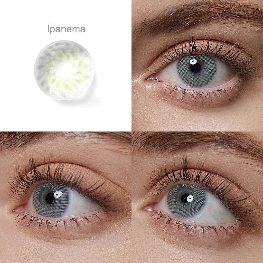 Color Contact Lenses with Diopter Graduated Contact Lenses with Degree Natural Myopia Lenses Prescription Lenses with Power