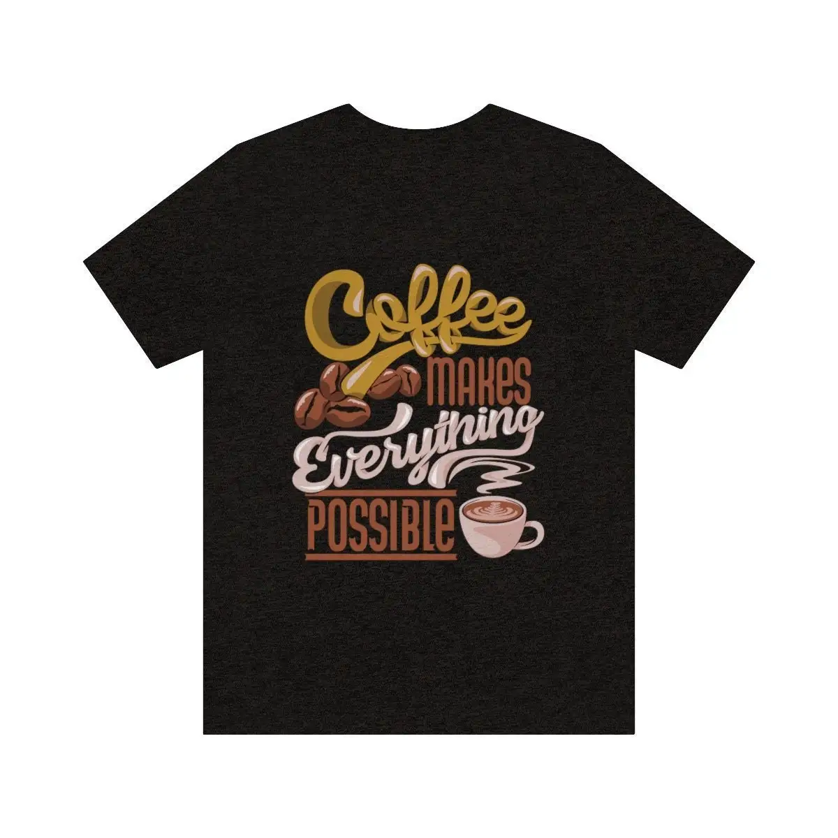 Coffee T Shirt Women Cup s For Mom Lover Espresso Design Bella Canvas Barista