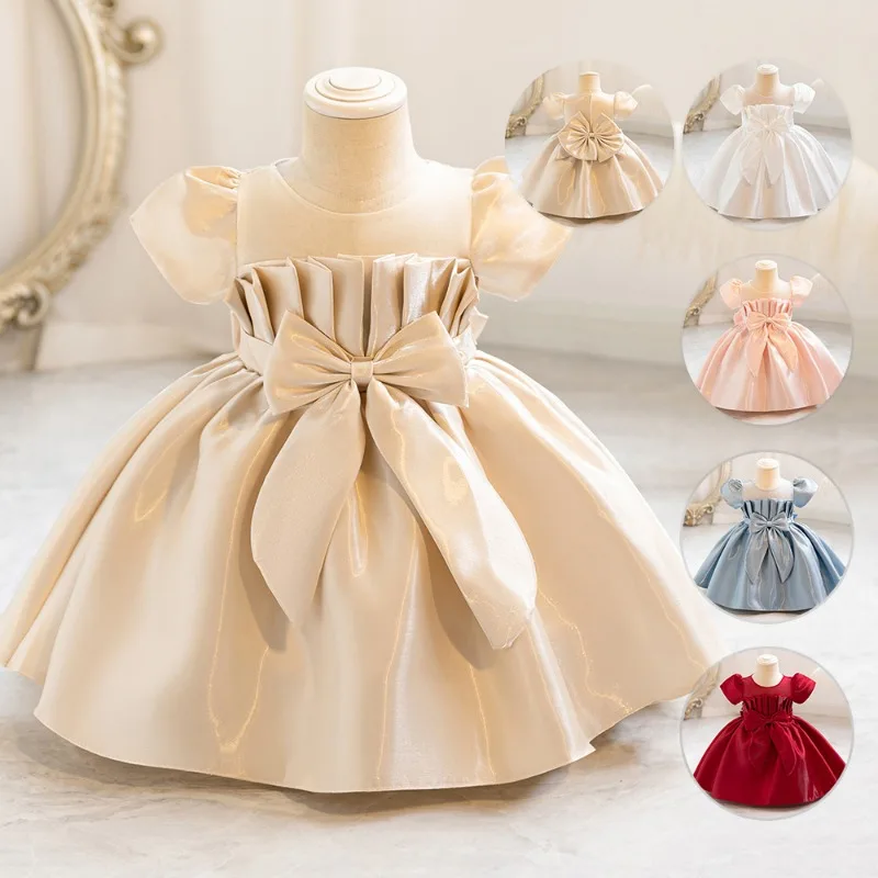 

Sweet Style Girls Dresses Children Princess Dresses Christmas Day Performances Weeks Infant Toddler Festive Dresses