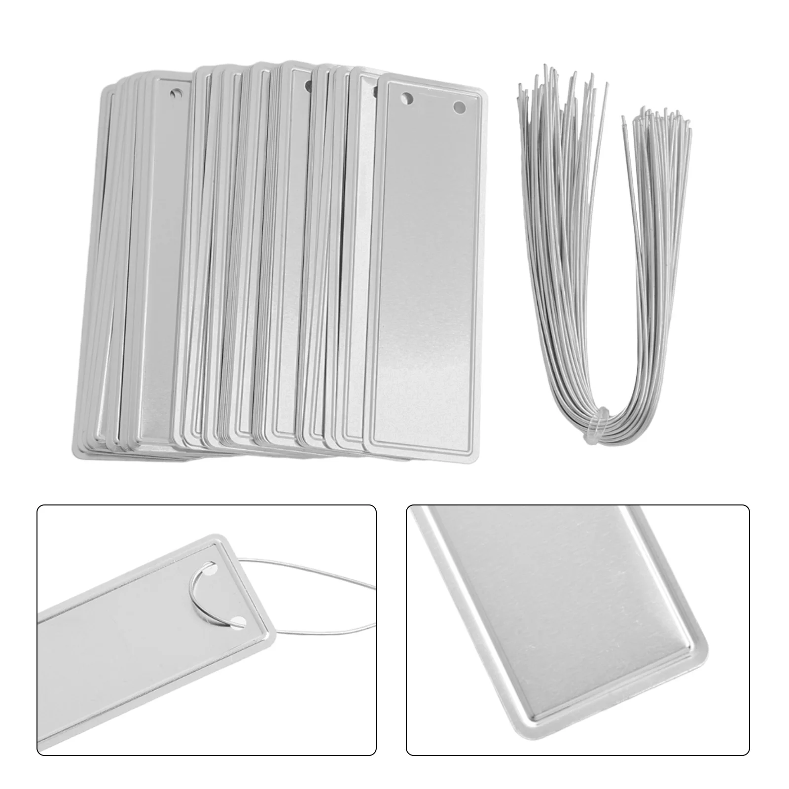 كما يظهر علامات نباتية مقاومة للماء، ملصقات مقاومة للطقس، سهلة التركيب، تتضمن أسلاك معدنية من الألومنيوم عالية الجودة