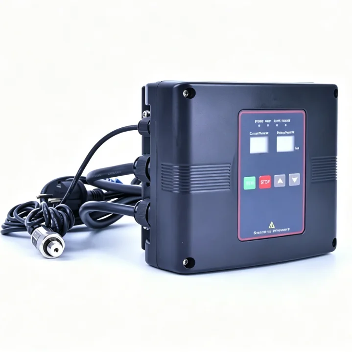 AC VFD Inverter 3-2200W 220V 50Hz 60Hz Single Three Phase With Pressure Transducer For Pump Running Adjustment