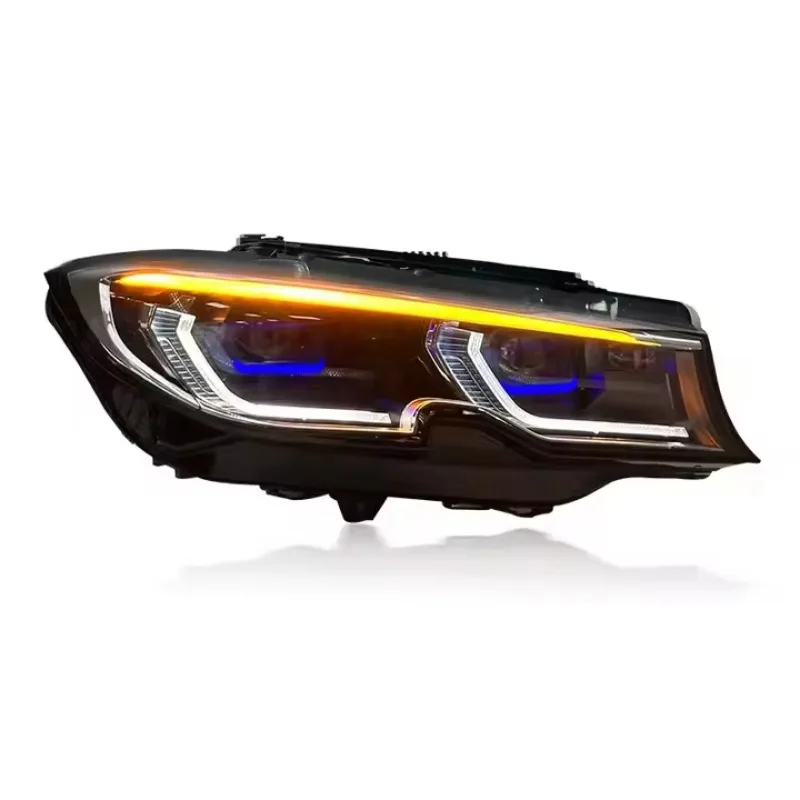 Auto Car Parts LED Headlights For BMW 3 Series G20 G28 LED Head Lamp Yellow/White Switchable Daytime Running Lights