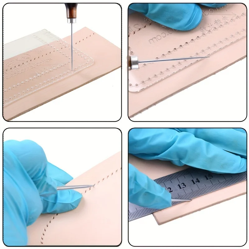 가죽 DIY 도구 세트, 아이라이너, 바느질 용품, 가죽 수공예 세트, 가죽 수공예 키트, 바느질 송곳 책