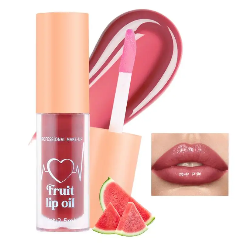 Getönter Lipgloss, fruchtig getönter Lippenbalsam, Temperatur, Farbwechselnder Lippenstift, feuchtigkeitsspendender, nährender Lippenbalsam mit Fruchtgeschmack