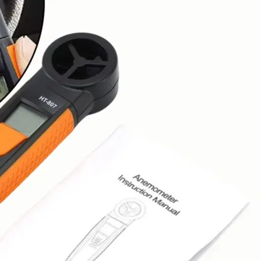 /Digital /Pocket /Anemometer HT-807 Wind Meter With For Temperature Thermometer For Outdoor Weather Monitoring And HVAC Testing