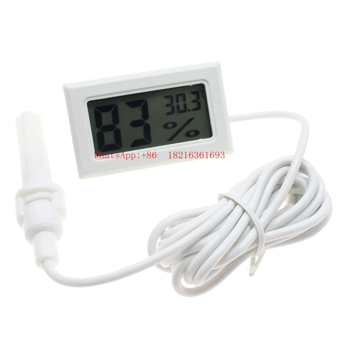 Embedded Digital Display Thermometer with Probe, Electronic Thermometer Sensor FY-12