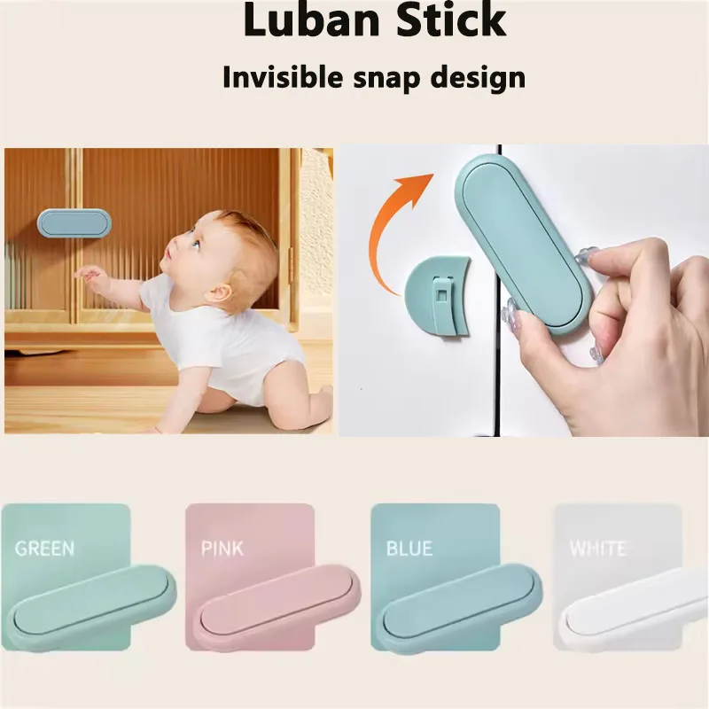 

5 шт., детская защитная защелка для ящика, защита двери шкафа, детский невидимый замок против защемления рук, противоположный дверной замок для гардероба