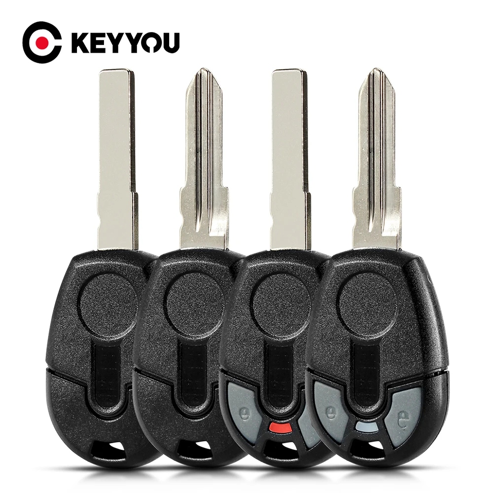 KEYYOU Replacement Transponder Key Case For Fiat Positron EX300 No Chip