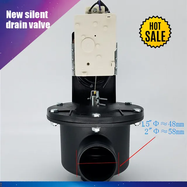 Industrial Washing Machine Drain Valve Spare Parts For Washer Dryer Dry Cleaning Machine Shoe Washing Machine Outlet Valve