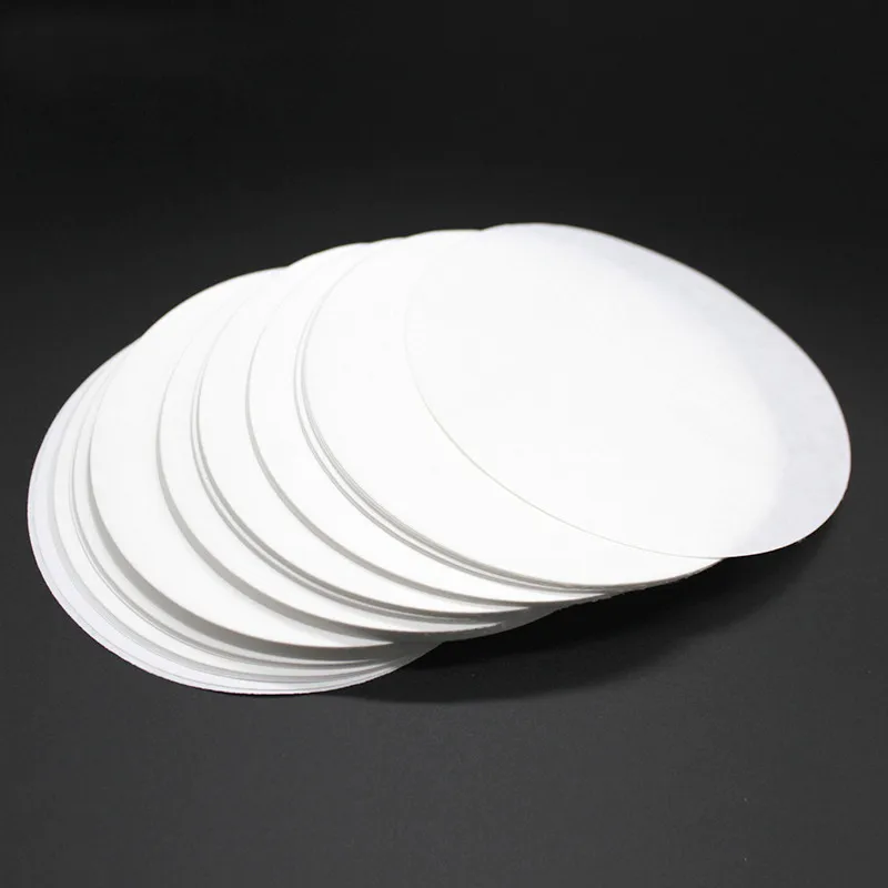 100 sztuk/zestaw 7cm papier filtracyjny laboratoryjny okrągły średniej prędkości jakościowy papier filtracyjny średnica otworu 10 ~ 20 mikronów grubość 0.2mm