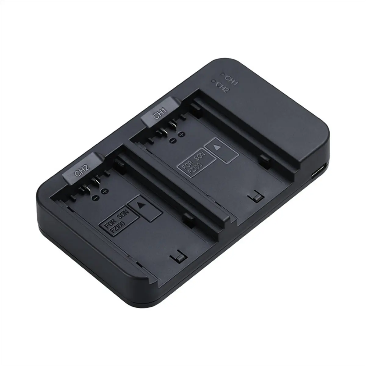 Super Sale NP-FZ100 Dual Slot Type-C Input Port Lightweight Portable Camera Battery Charger for SONY A7M4 A9M2 ILCE-9