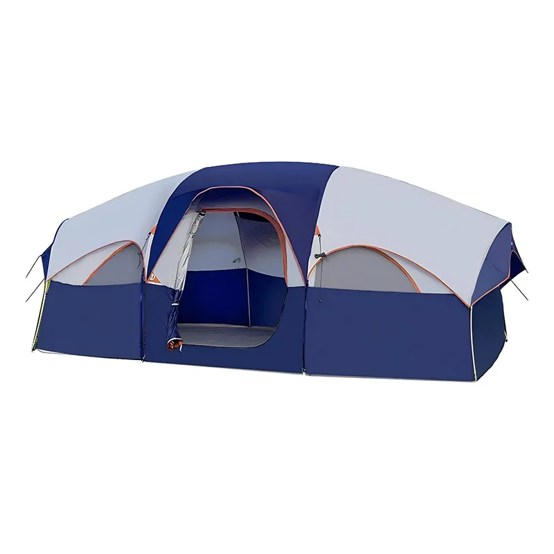 Tent outdoor camping overnight one-bedroom tent folding portable thickened rainproof field camping awning