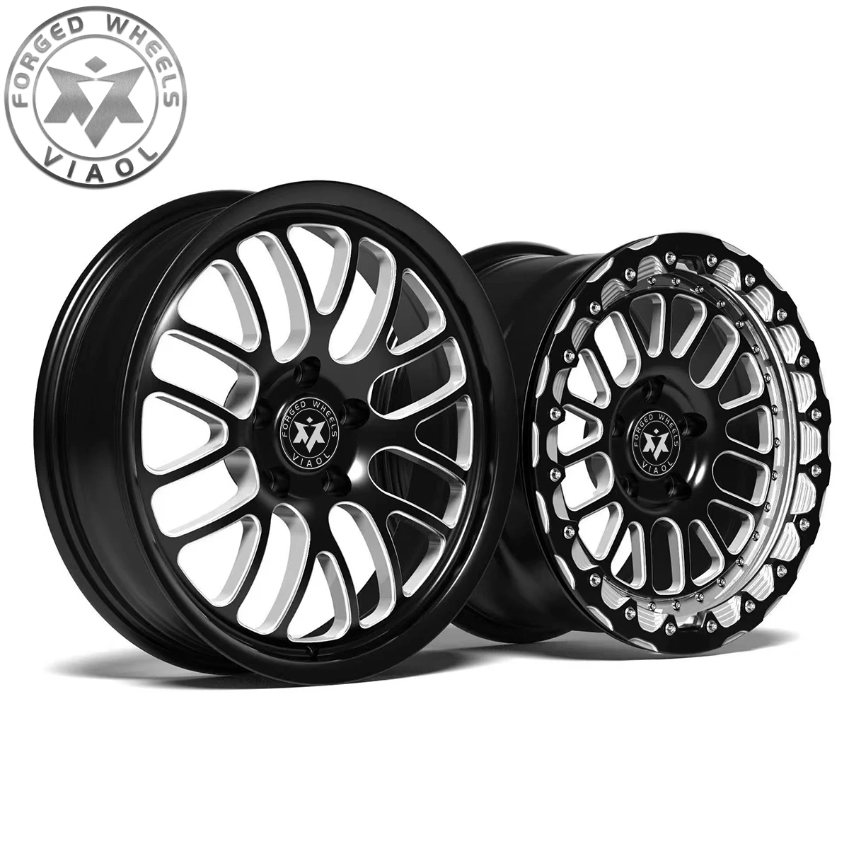 

Viaol 17*9J 17*5J 18*5J 17*10J 17*11J 18*10 18*11 5*112 5*114.3 5*120 Beadlock Forged Wheels for Nissan GTR M340i BMW Camaro