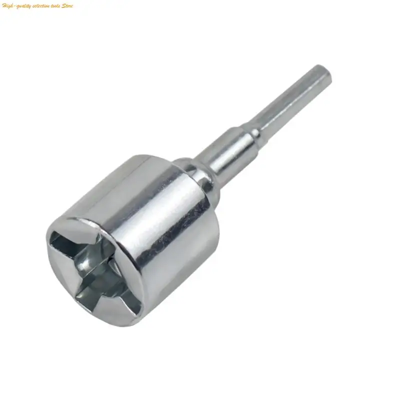 203F Ergonomic Quick Connection Socket Adapter For Electric Drill Enables Fast Scissor Jacking Leveling