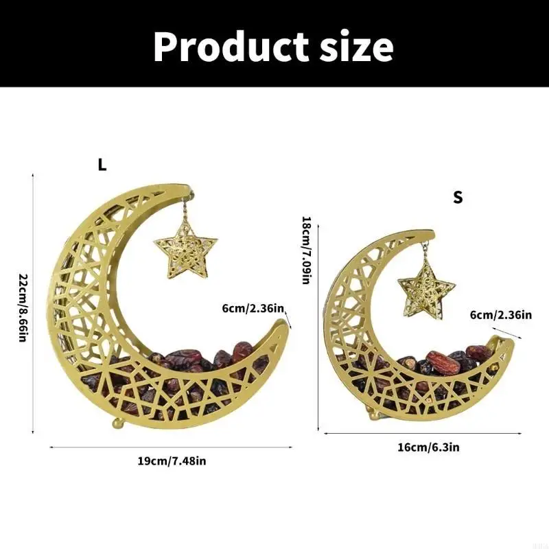 

M3GA EID MUBARAK DESERT TRAY CORME RACKED CLAOSH для подачи торта и закусок конфет, подающая блюдо для вечеринок для вечеринок