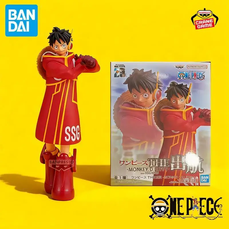 

Bandai Original Banpresto One Piece DXF Luffy Фигурки В наличии Аниме Статуи Модель Мультяшные Куклы Детские Игрушки Праздничные Подарки