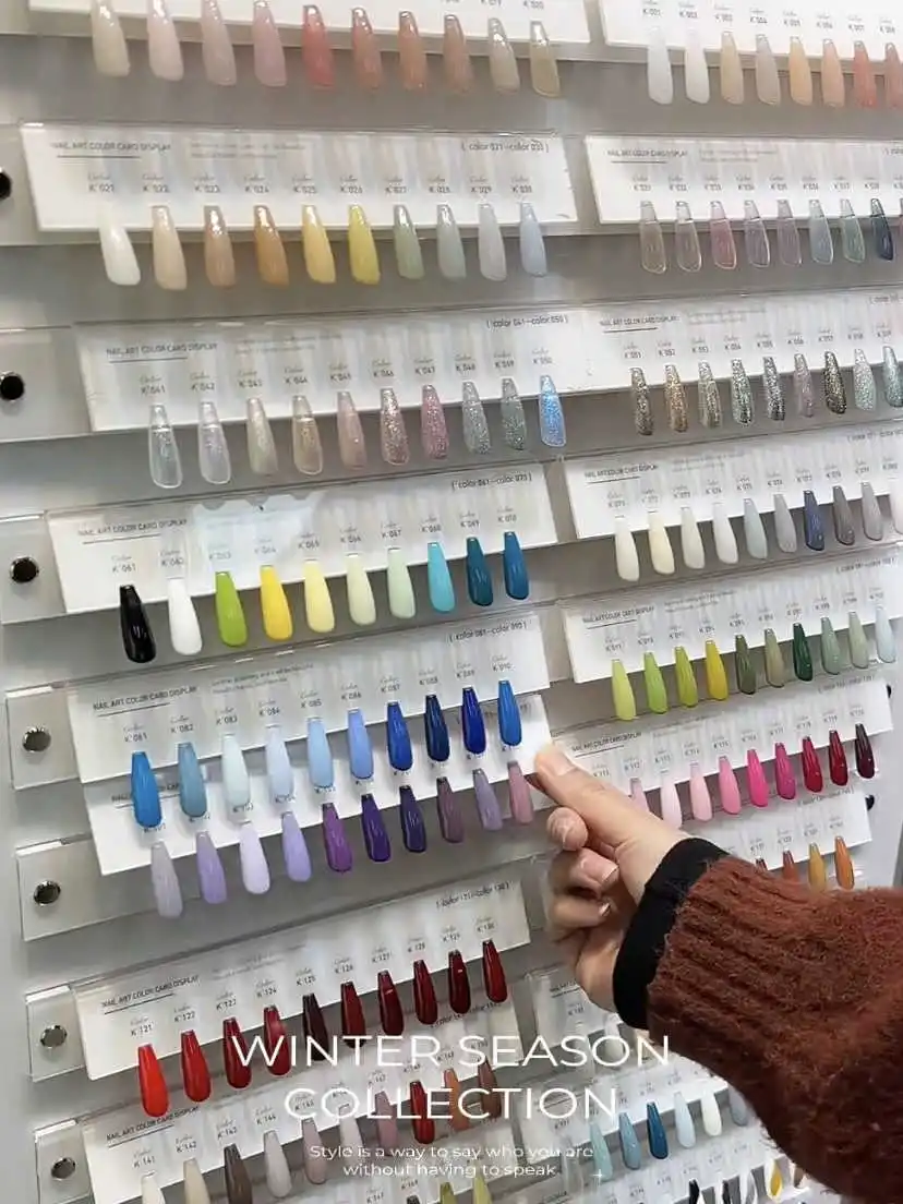 VK Multicolor 200 Colors Nail Gel Set Solid Color 2025 New Hot Sale Fashion Nail Art Kit Non-toxic UV Gel Nail Salon Wholesale