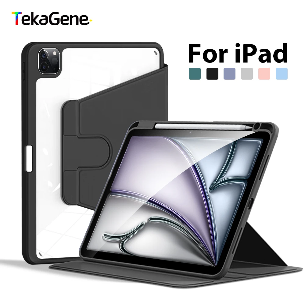 

For iPad Case Air 13 11 M2 M3 5 4 A16 2025 8 9th 10th 10 9 Generation Funda For iPad Pro 11th M4 12.9 Mini 7 6 Protective Cover