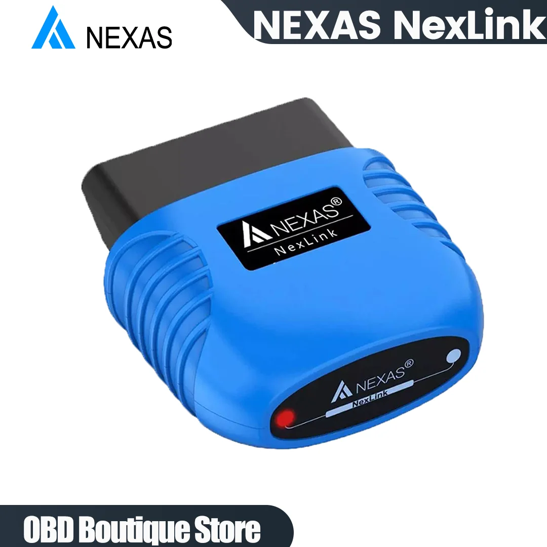 NEXAS EOBD 오토바이 자동차 진단 도구, 블루투스 5.0 OBD2 스캐너, iOS 안드로이드 윈도우용, Nexlink OBD 2 스캔 도구 코드 리더 