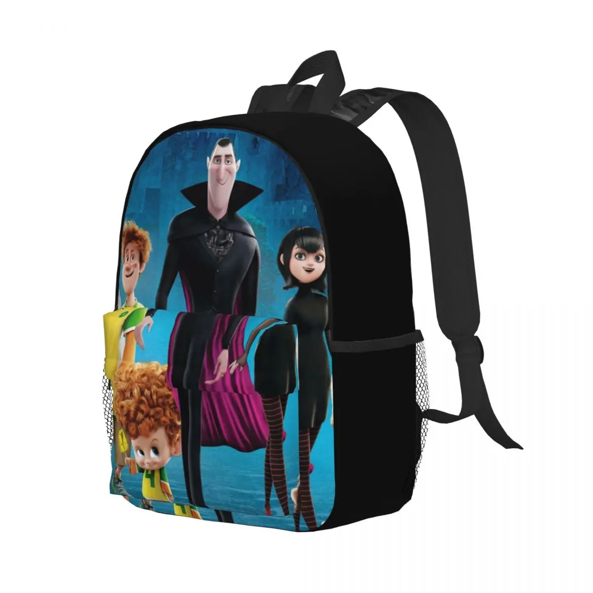 Like-H-Hotel-Transylvania-Style New Fashion High Capacity Waterproof College Backpack Trendy Laptop Travel Book Bag 15inch