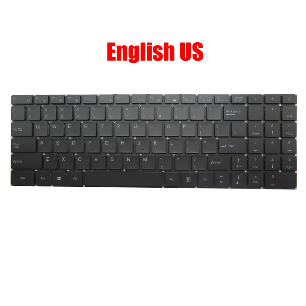 

Клавиатура для ноутбука Ninkear N16 Pro, английская, США, с черной подсветкой, новая