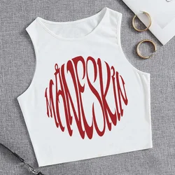 maneskin tank top fairycore fairy grunge aesthetic crop top Woman aesthetic korean fashion hippie cute clothing