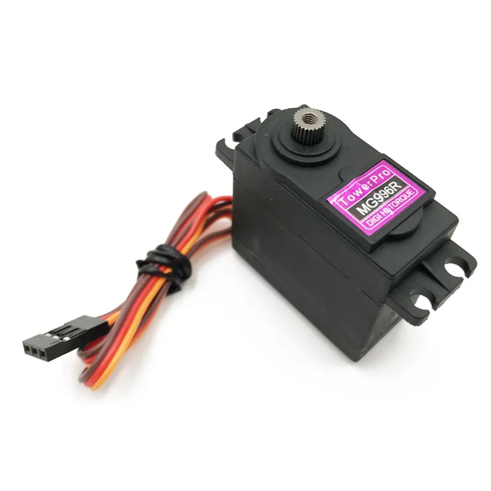 Servo Digital de alto Torque MG996R 4,8-6,0 V con engranaje de Metal para Futaba JR 1/8 1/10 RC, coche, helicóptero, Robot, barco, Arduino UNO, DIY