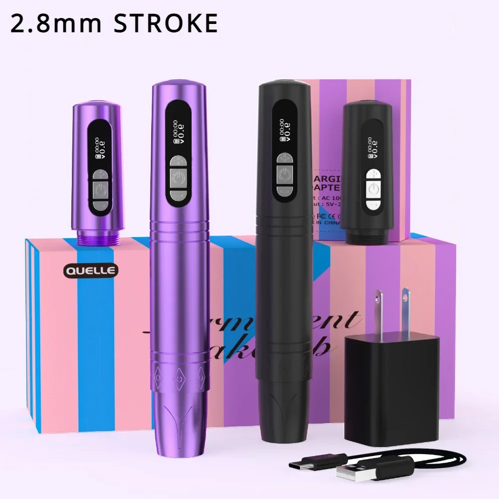 2.8mm stroke Hot selling premium Display Rotary Tattoo Machine Battery Machine Professional Wireless Permanent Tattoo Pen