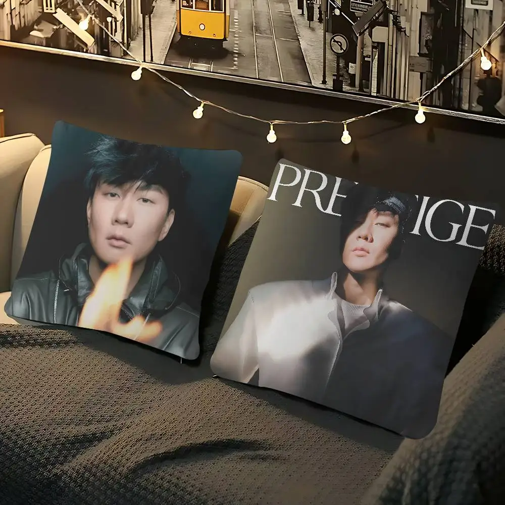 غطاء وسادة J-JJ Lin ANIME غطاء وسادة قابل للإزالة وقابل للغسل - كتان ناعم لجميع المواسم