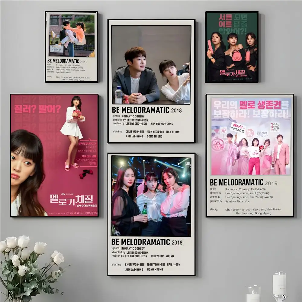 TV Drama Healing B-Be M-Melodramatic Poster High-definition poster stickers ideal gifts for living rooms hallways