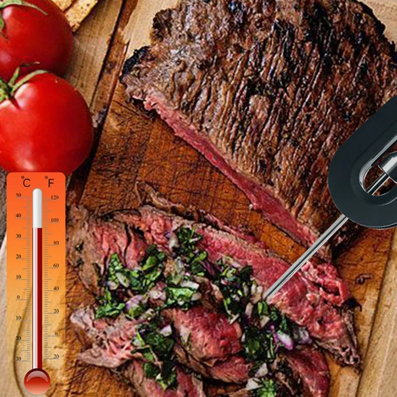 สมาร์ทชาร์จดิจิตอล Wifi ไร้สายระยะไกลเนื้อบาร์บีคิวเครื่องวัดอุณหภูมิบาร์บีคิวสําหรับเตาอบย่างสูบบุหรี่