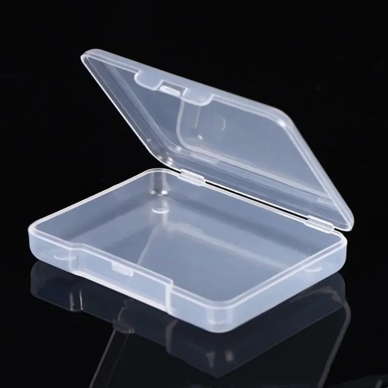 2/5/10pcs Mini Plastic Boxes with Flip-Top Lids, Translucent Box Ideal for Organizing Small Items, Accessories and Fishing Gear