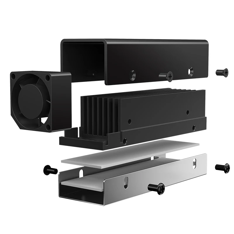 JONSBO M.2-20 Solid State Drive Radiator Vest Active With Fan Computer  Accessory SSD Cooler