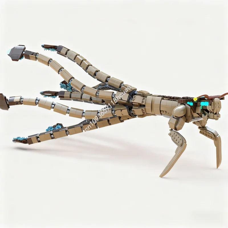 2073 Uds. MOC Emperador marino levitán Subnautica modelo bloques de construcción ensamblar juguetes modulares artesanía creativa regalos de navidad