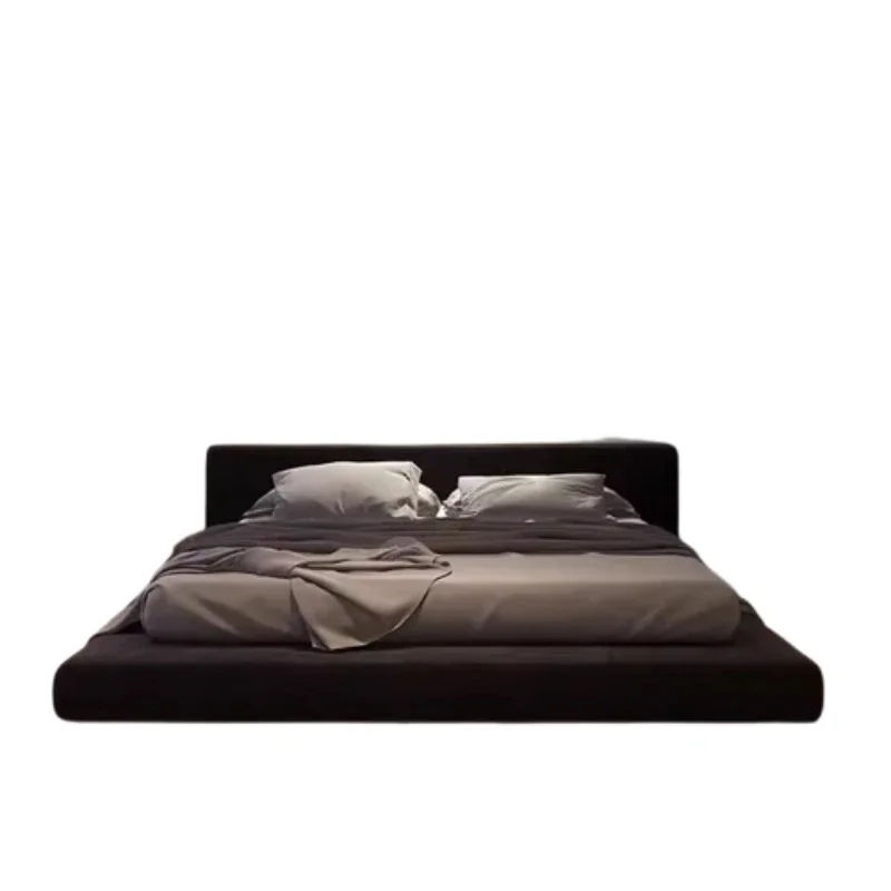 

European Design Muebles Beds Furniture Minimalist High End Bed Frame American Style Master Bedroom Tatami Modern Bed Aesthetics