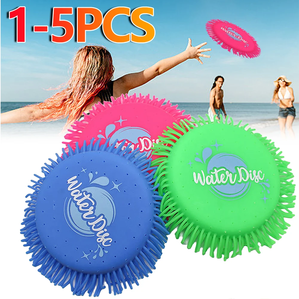 1-5pcs Flying Disc Water Throwing Disc For Outdoor Fun Swimming Pool Games Outside Water Toys For Camping Water Park Park Beach