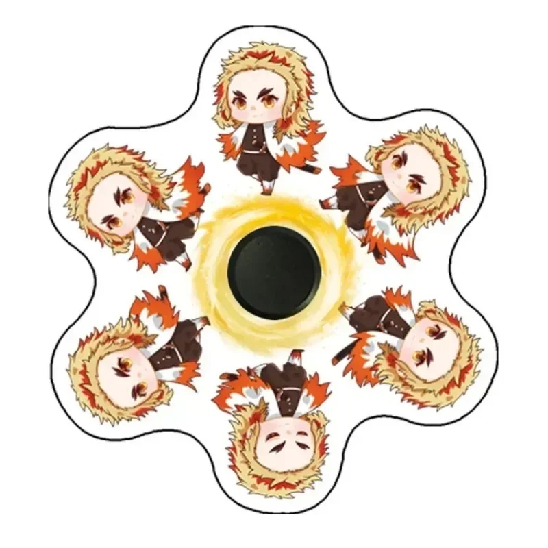 كارتون شيطان القاتل عمل الشكل مكافحة الإجهاد ألعاب متململة Tanjirou Nezuko إصبع ديناميكي تغيير الدوران كيميتسو لا Yaiba هدية #4