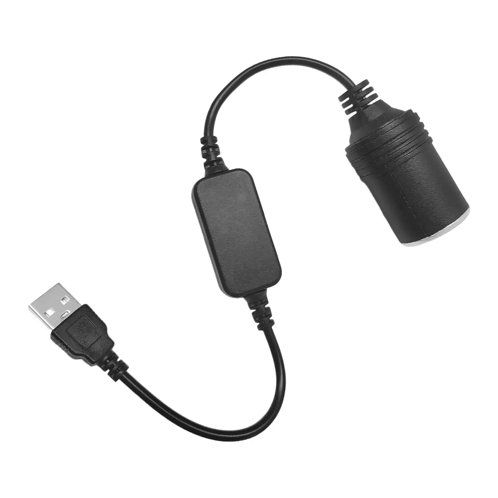 5V Typ-C auf 12V Zigarettenanzünder-Buchse USB-zu-Zigarettenanzünder-Adapter mit Spannungswandler Autozubehör