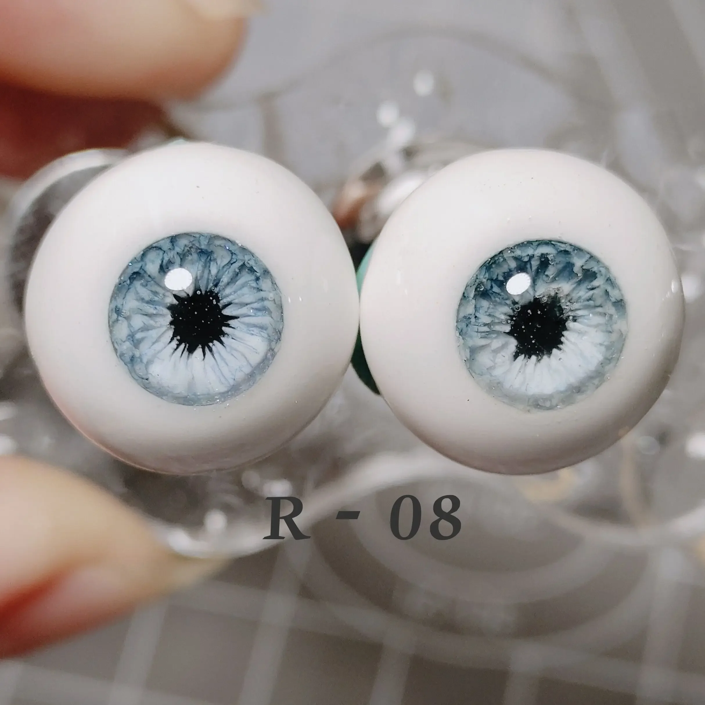 

10/12/14/16/18mm Doll Eyes for 1/3 1/4 1/6 1/8 Ob11 Bjd Doll Handmade Plaster Eyeball Imitation Glass Eye Accessories Girl Toys