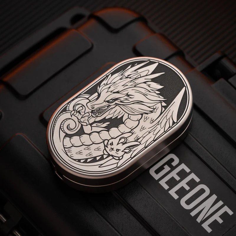 MOT Groove ドラゴンスライダー　正規品　EDC チタン製 MOT グルーブスライダー EDC フィジェット ドラゴン チタン リズム