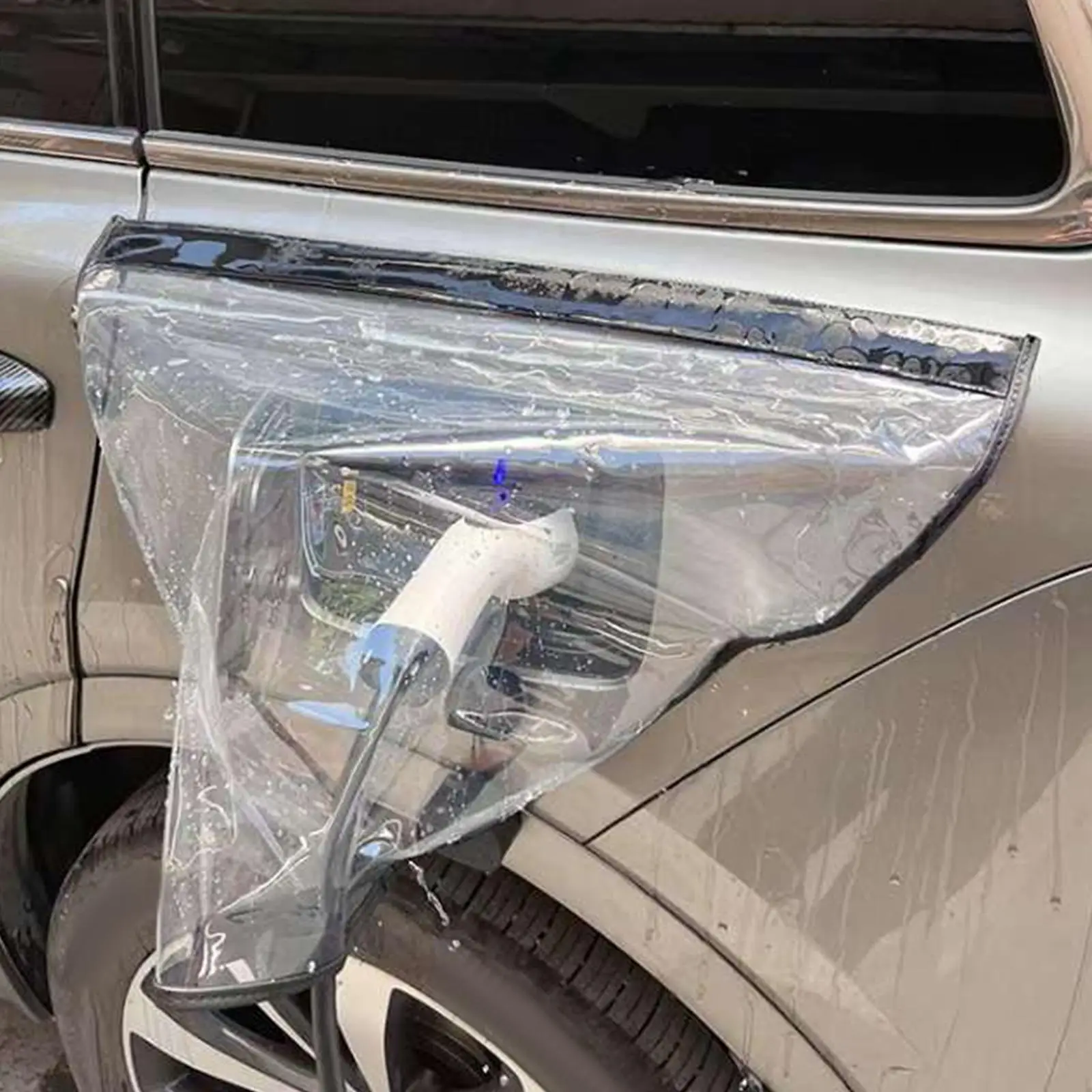 Staubschutz für Ladeanschlüsse für Elektroautos mit Adsorptionsmagneten, einfach zu installieren für den Außenbereich