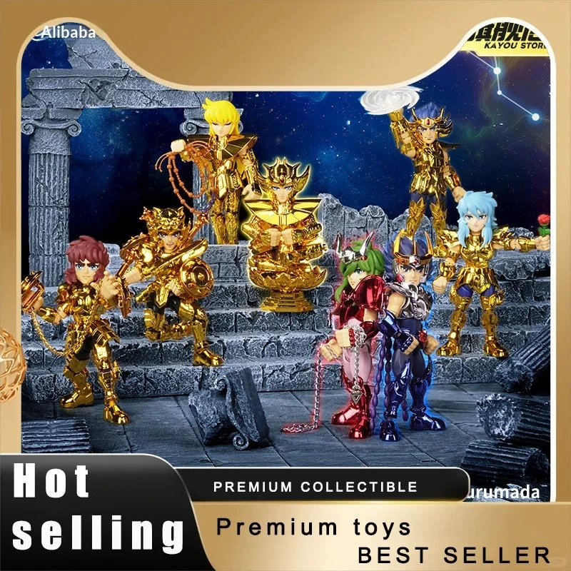 

Kayou Saint Seiya Articulated Action Figures Authentic Sanctuary Legend 2nd Wave Buildable Blind Box Building Block Figurines