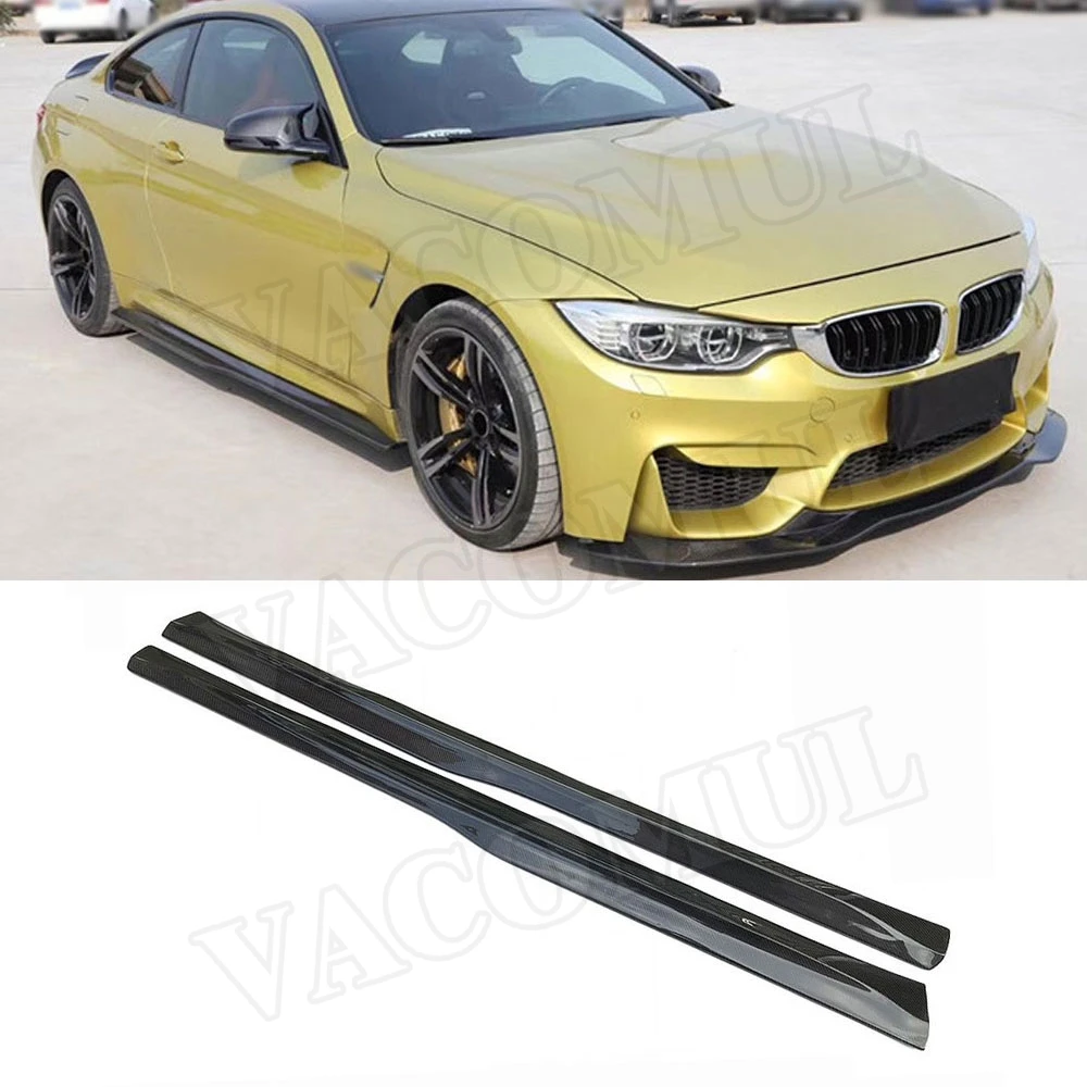 

VACOMUL Carbon Fiber PSM Style Side Skirts Splitters Lip for BMW 3 Series F80 M3 4 Series F82 F83 M4 2012-2018 Car Styling