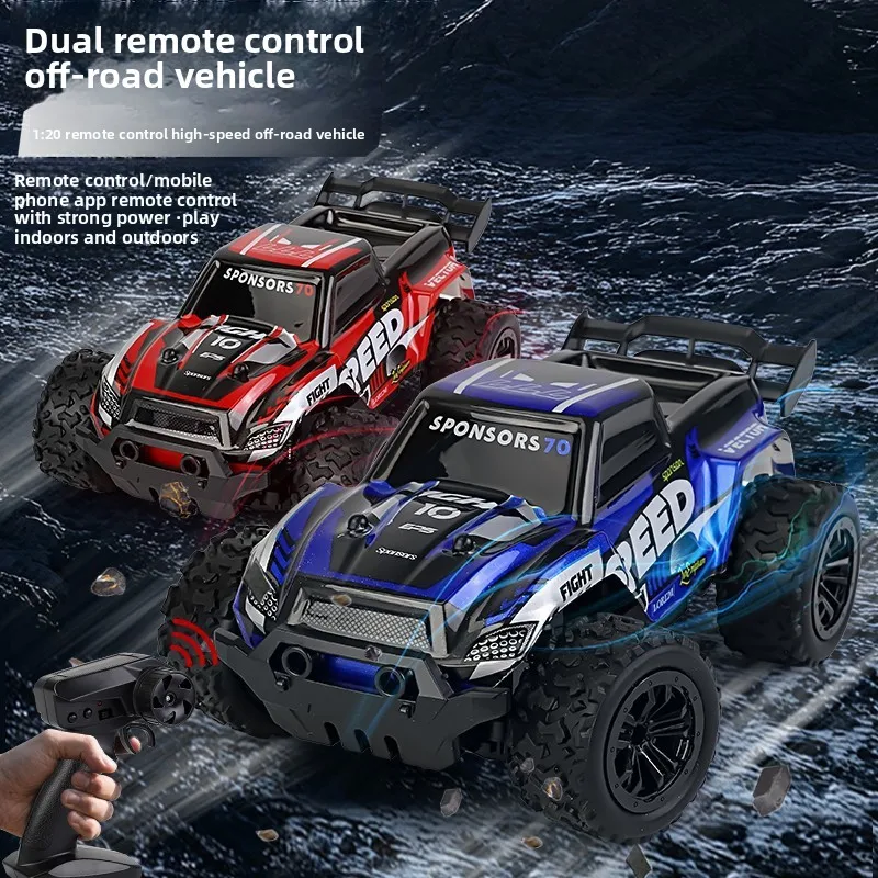 

Масштаб 1:20, RC 4x4, внедорожный пикап, альпинистский автомобиль, полная дроссельная заслонка, полувысокоскоростные гонки для мальчиков, 2,4 ГГц, пульт дистанционного управления