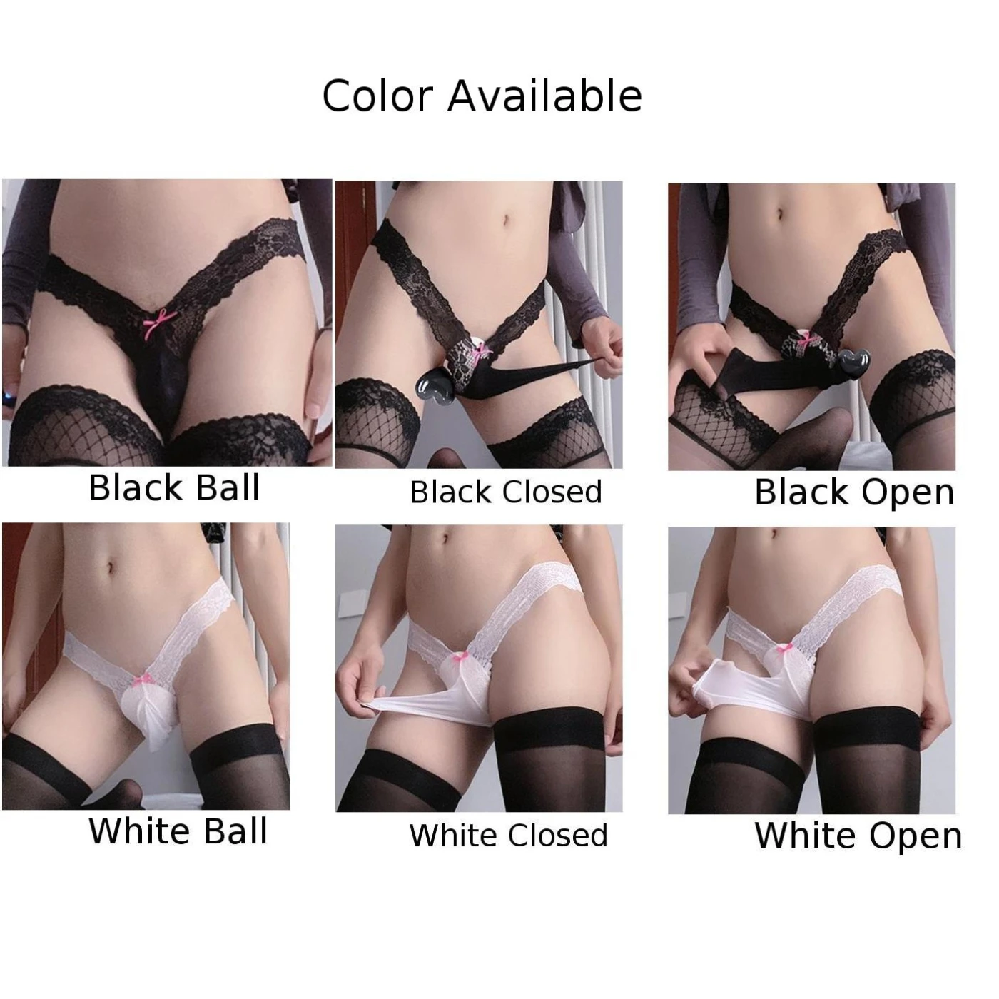 Men Sexy Low Waist Jockstrap Briefs Lace Ultra-thin Sheer T-Back G-String Thong Gay Sissy Penis Pouch Translucent Backless Pants