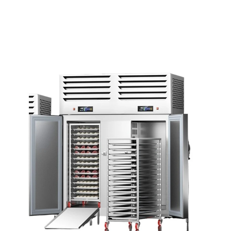 

Quick-freezing freezer, commercial air-cooled minus 40 degrees 80 degrees frozen raw embryo buns dumplings sea cucumber