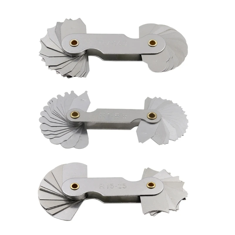 Outil mesure d convexe Concave, jauge rayon-filet, R1-6.5 / R7-14.5 / R15-25, livraison directe