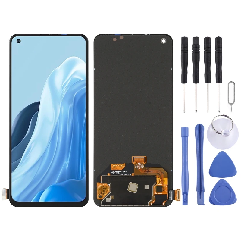 6.43-inch AMOLED LCD Screen For OPPO Reno7 5G CPH2371 LCD Display and Digitizer Full Assembly Replacement Part